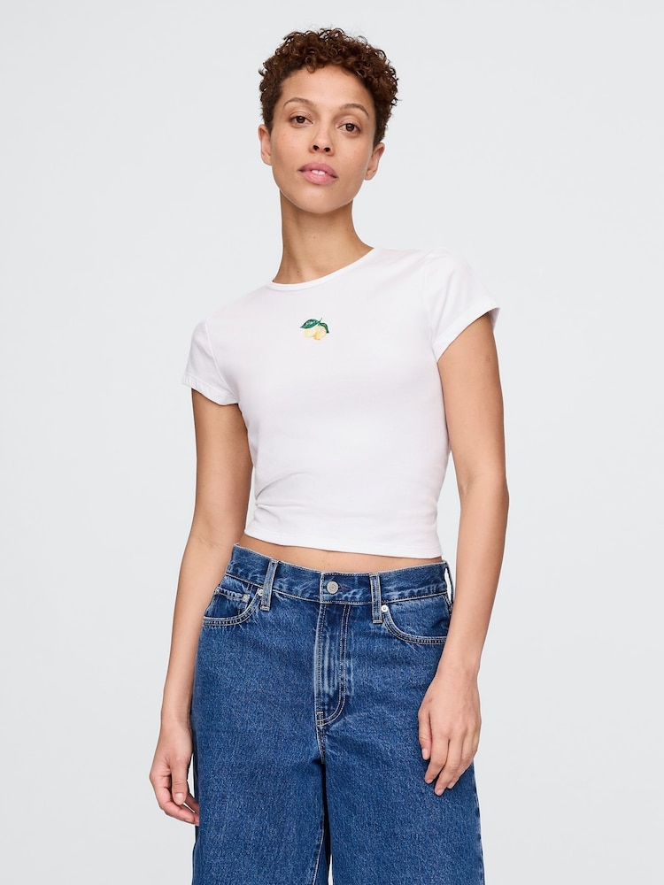 Limón blanco - Camiseta gráfica recortada de Gap - Imagen 1 de 5