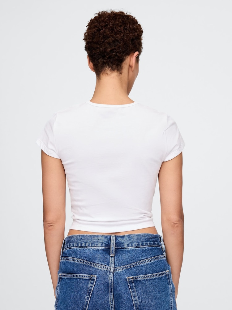 Limón blanco - Camiseta gráfica recortada de Gap - Imagen 2 de 5