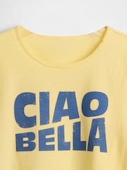 Butter Yellow - Camiseta gráfica recortada de Gap - Imagen 5 de 5