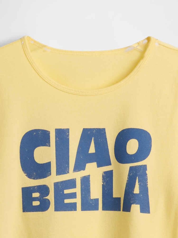Butter Yellow - Camiseta gráfica recortada de Gap - Imagen 5 de 5