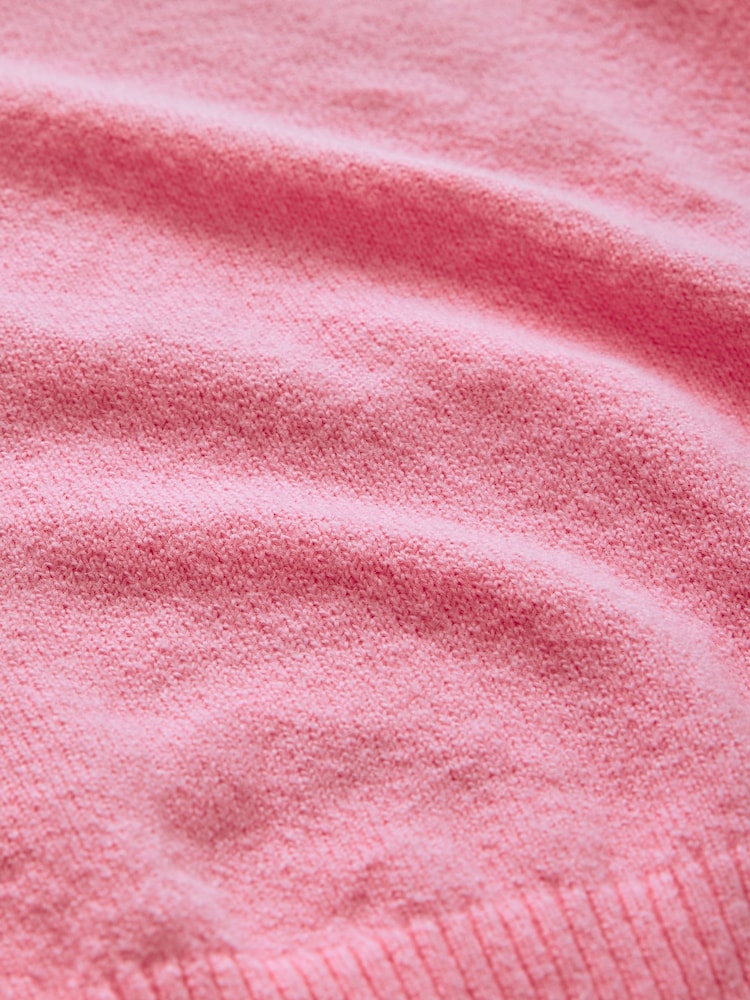 Gap Pink CashSoft Short Sleeve Crew Neck Knit Top - Image 5 of 5