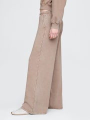 Коричневый - Мягкие мешковатые широкие джоггеры Gap Vintage - Изображение 3 из 5