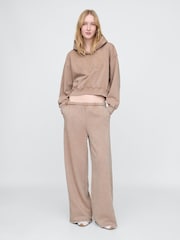Коричневый - Мягкие мешковатые широкие джоггеры Gap Vintage - Изображение 4 из 5