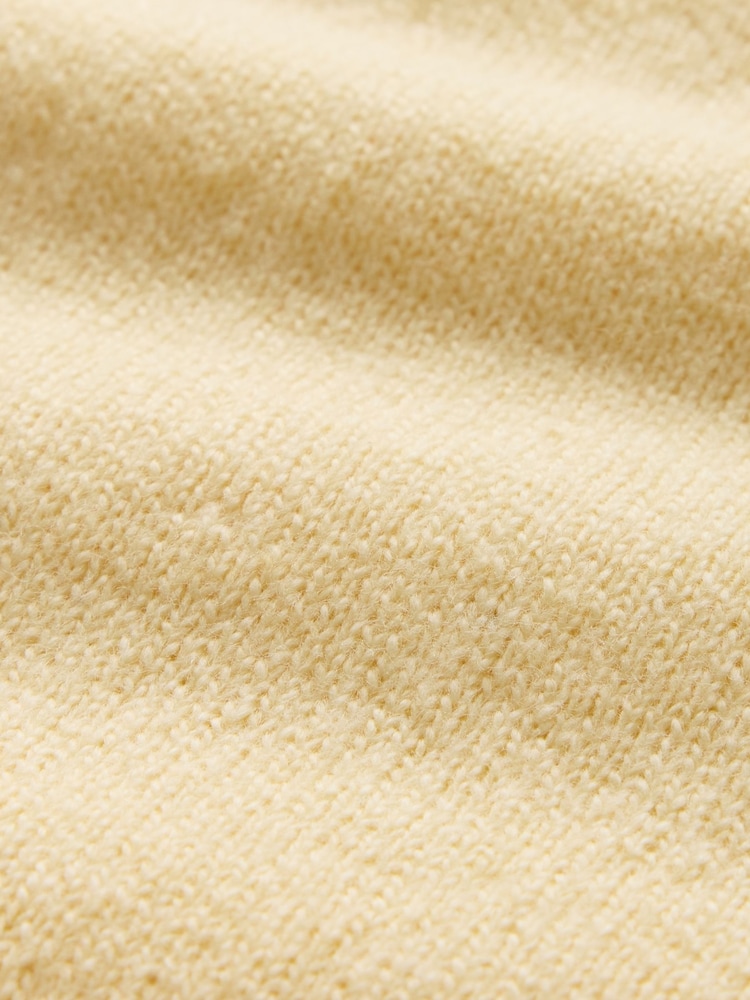 Gap Butter Yellow CashSoft Short Sleeve Crew Neck Knit Top - Image 5 of 5