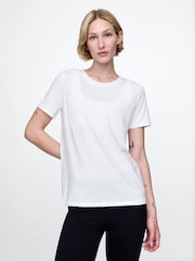Gap White Breathe Short Sleeve T-Shirt - Image 1 of 3