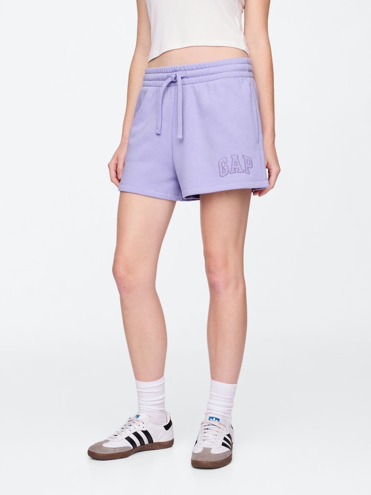 Morado - Pantalones cortos con logo sin cierres de Gap - Imagen 1 de 5