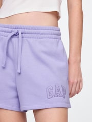 Morado - Pantalones cortos con logo sin cierres de Gap - Imagen 4 de 5