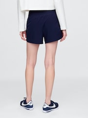 Gap Navy Blue High Waisted Running Shorts - Image 2 of 5