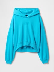 Blue Neon - Gap Vintage Soft Logo Cropped Hoodie - Imagen 4 de 4