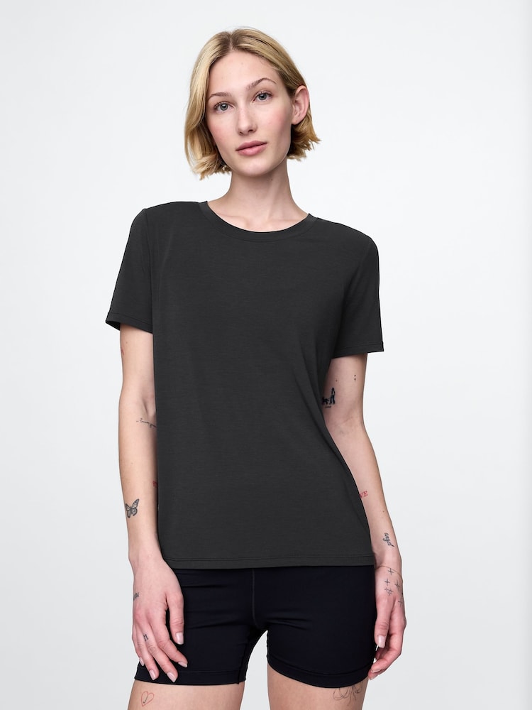 Gap Black Breathe Short Sleeve T-Shirt - Image 1 of 6