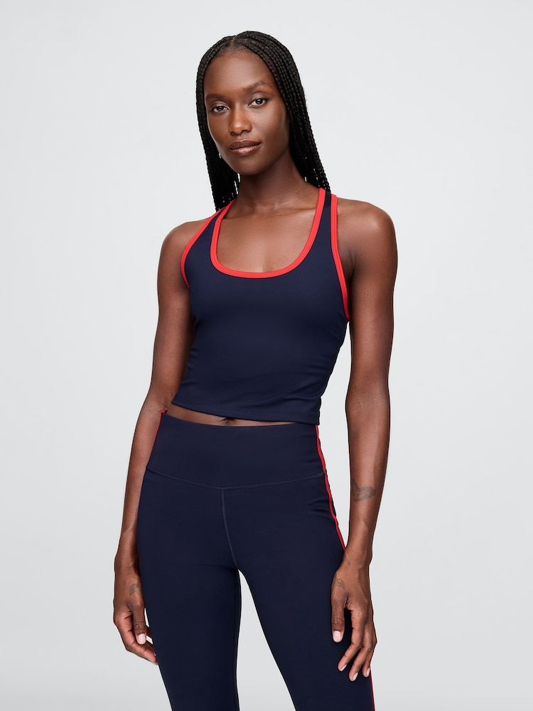 Gap Navy/Red Power Racerback Brami - Image 1 of 5
