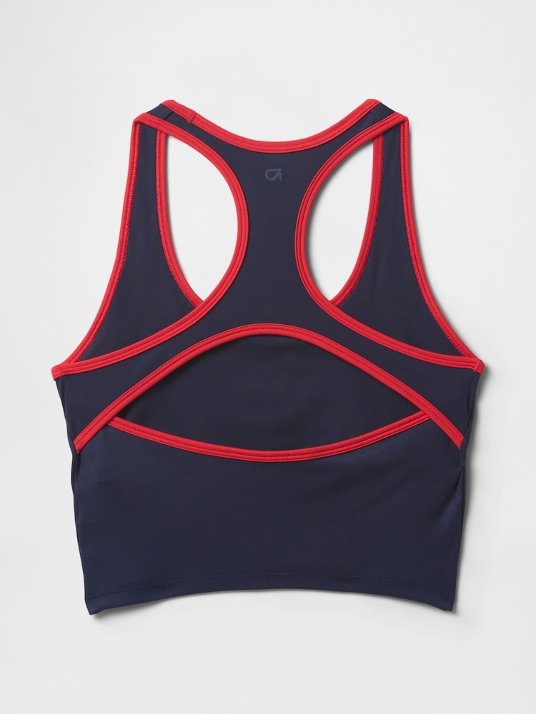 Gap Navy/Red Power Racerback Brami - Image 5 of 5