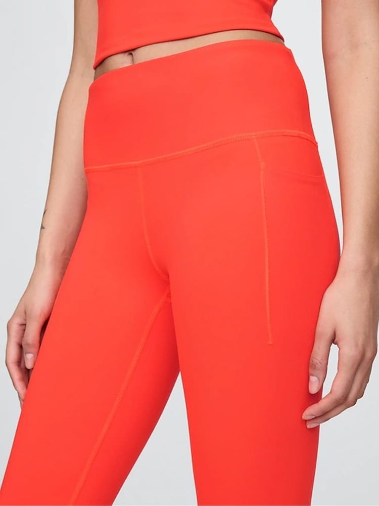 Oranje - Gap Power stretch legging met rimpeling en hoge taille - Image 4 of 5
