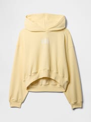 Butter Yellow - Gap Vintage Soft Logo Cropped Hoodie - Image 4 of 4
