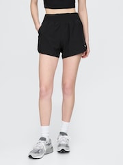 Gap Black High Waisted Running Shorts - Image 1 of 5