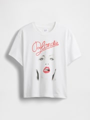 Gap White Blondie Organic Cotton Graphic T-Shirt - Image 4 of 5