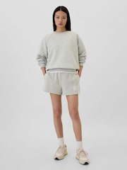 Gap Grey Logo Pull On Shorts - Image 4 of 5