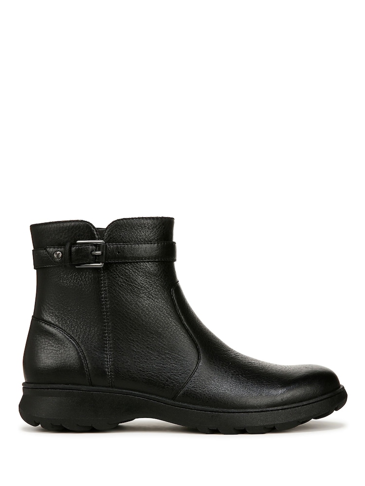 Vionic Redding Regular Fit Leather Ankle Black Boots - Image 1 of 6 Vionic Redding Regular Fit Leather Ankle Black Boots - Image 1 of 6