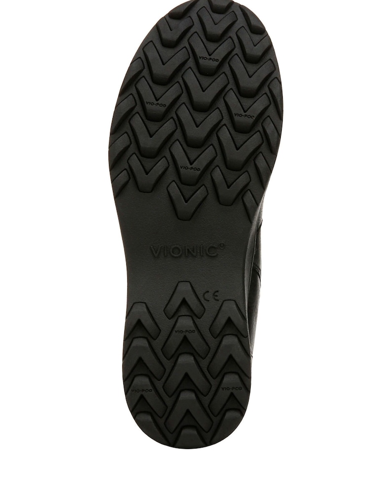 Vionic Redding Regular Fit Leather Ankle Black Boots - Image 6 of 6 Vionic Redding Regular Fit Leather Ankle Black Boots - Image 6 of 6