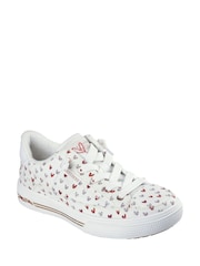 Skechers White Arch Fit Arcade Love On Top Trainers - Image 3 of 5