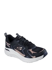 Skechers Black Arch Fit 2.0 Vintage Luxe Trainers - Image 3 of 5