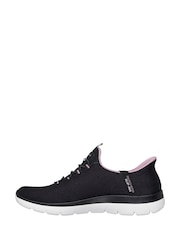 Skechers Black Summits Slip In Trainers - Image 2 of 5