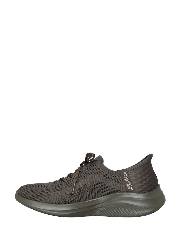 Skechers Green Ultra Flex 3.0 Pure Color Trainers - Image 2 of 2 Skechers Green Ultra Flex 3.0 Pure Color Trainers - Image 2 of 2
