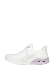 Skechers White Bobs Arc Waves 2.0 Now It Slip-Ins Trainers - Image 2 of 5