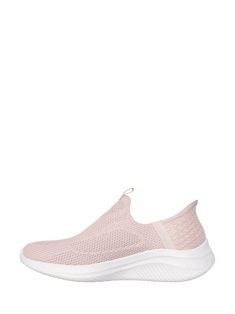 Skechers Pink Ultra Flex 3.0 Easy Win Slip Ins Trainers - Image 2 of 5