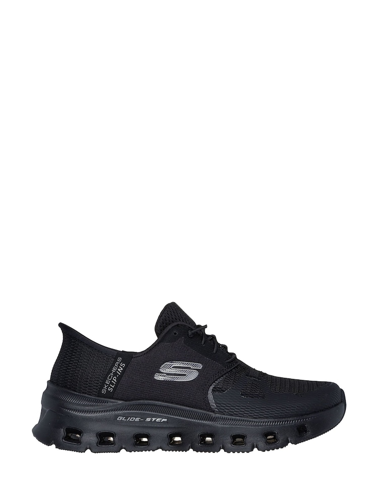 Skechers Black Glide Step Pro Slip-Ins Trainers - Image 1 of 5