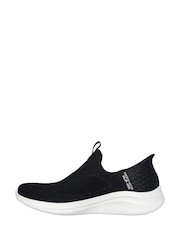 Skechers Black Ultra Flex 3.0 Easy Win Slip Ins Trainers - Image 2 of 5