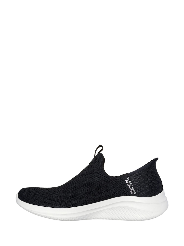 Skechers Black Ultra Flex 3.0 Easy Win Slip Ins Trainers - Image 2 of 5