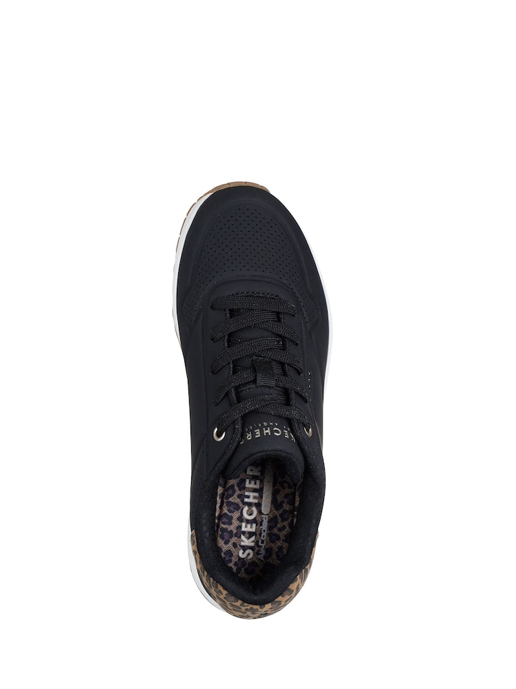 Skechers Black UNO Jungle Nite Trainers - Image 5 of 5 Skechers Black UNO Jungle Nite Trainers - Image 5 of 5