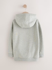 Grey Embroidery Car Older Boys Graphic Print Cross-Over Hoodie (3-16yrs) - Image 2 of 5