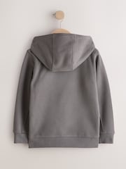 Mink Regular Fit Zip Through Hoodie (3-16yrs) - Image 7 of 9