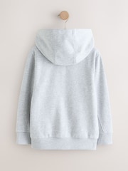 Grey Stag Zip Through Hoodie (3-16yrs) - Image 2 of 4