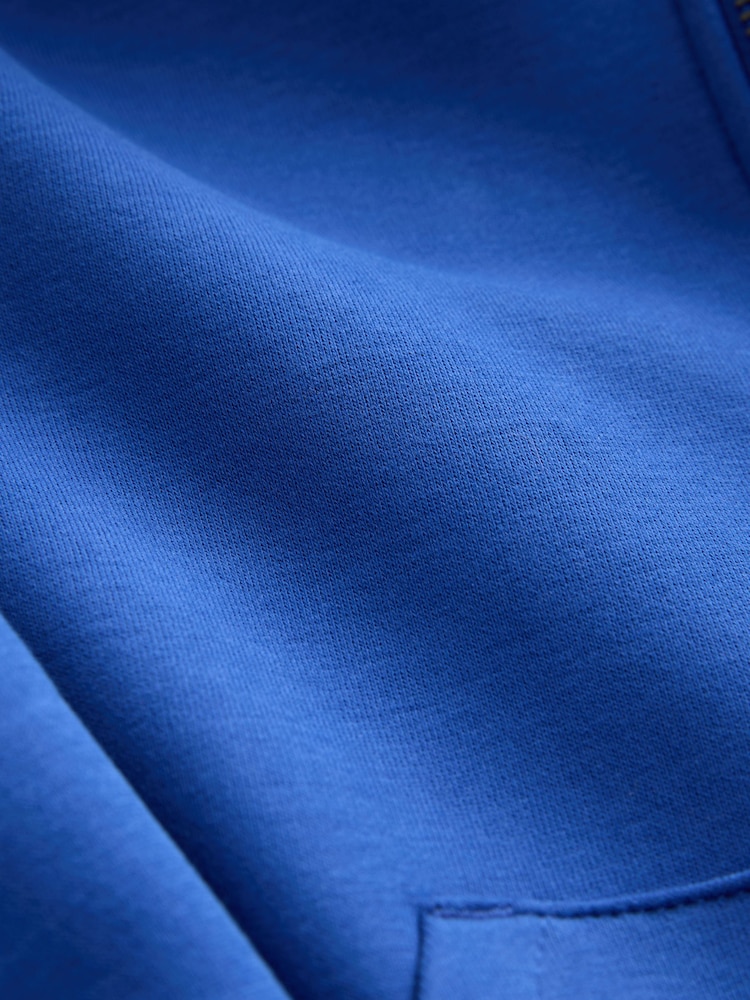 Կոբալտ կապույտ - Պարզ կայծակաճարմանդով վերնաշապիկ (3-16տարի) - Պատկեր 5 5-ից