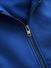 Cobalt Blue Zip Through Sweat Hoodie (3-16yrs) - Image 7 of 8