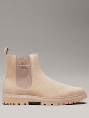 Calvin Klein Brown Eva Mid Iconic Chelsea Boots - Image 1 of 6