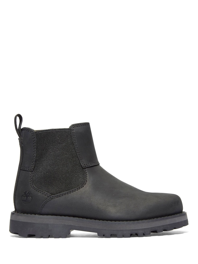 Timberland Courma Kids Mid Chelsea Black Boots - Image 1 of 2