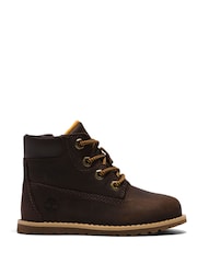 Timberland Kids Pokey Pine Brown Boots - Image 1 of 1