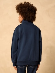 Azul marino - Zip Neck Sweatshirt (3-16yrs) - Imagen 2 de 7