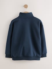 Azul marino - Zip Neck Sweatshirt (3-16yrs) - Imagen 5 de 7