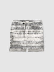 Reiss Haze - Short à cordon de serrage en crochet - Image 2 of 6