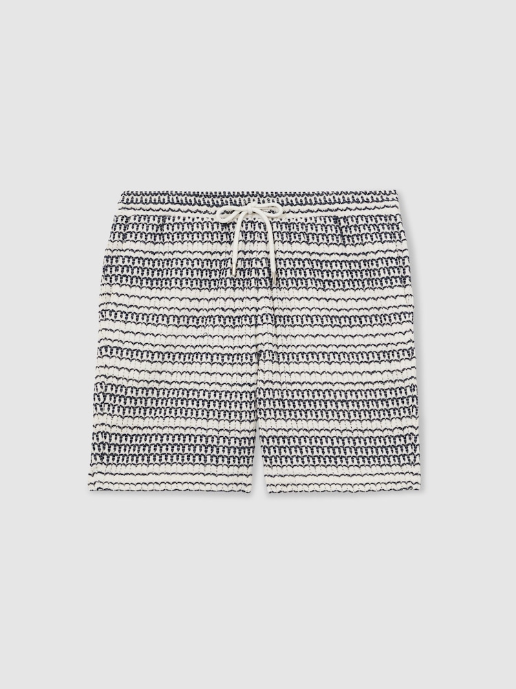 Reiss Haze - Short à cordon de serrage en crochet - Image 2 of 6
