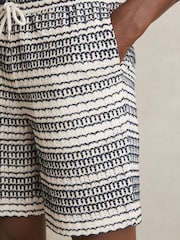 Reiss Haze - Short à cordon de serrage en crochet - Image 4 of 6