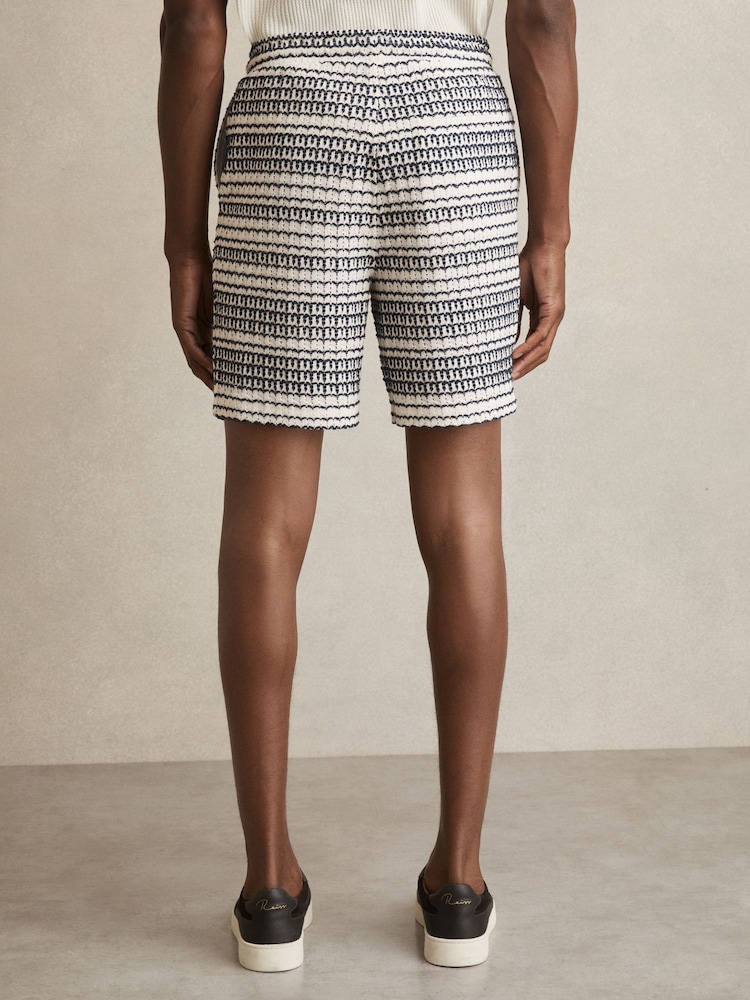 Reiss Haze - Short à cordon de serrage en crochet - Image 5 of 6