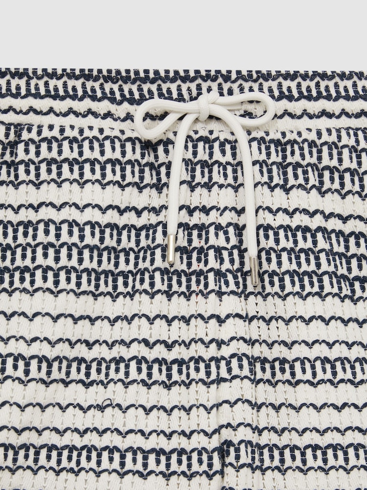 Reiss Haze - Short à cordon de serrage en crochet - Image 6 of 6