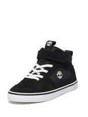 Timberland Stone Jump Hook & Loop Mid Black Shoes - Image 4 of 4