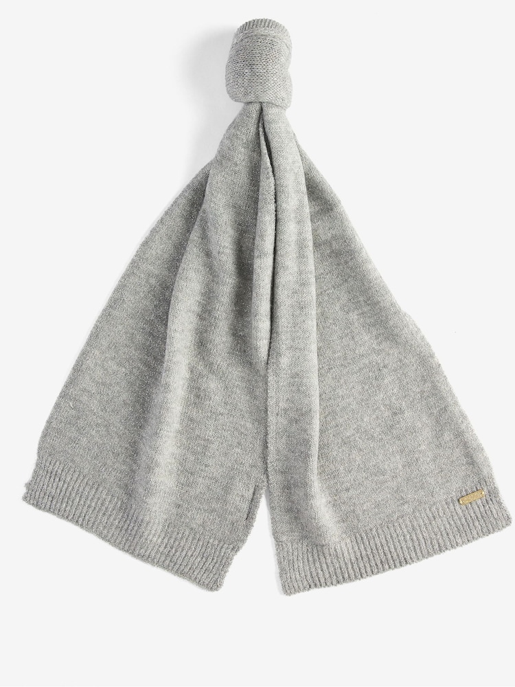 Barbour® International Grey Spark Bean/Scarf Set - Image 2 of 4